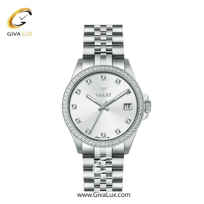 ساعت مچی اورجینال زنانه ویولت VIOLET نقره ای | نقره ای| نقره ای| کد رفرنس 0641 سایز کوچک